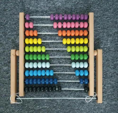 Houten telraam 10 x 10 van Ikea, Kinderen en Baby's, Speelgoed | Houten speelgoed, Zo goed als nieuw, Overige typen, Ophalen of Verzenden