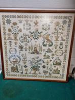 geborduurd schilderij friese merklappen, Huis en Inrichting, Woonaccessoires | Schilderijen, Tekeningen en Foto's, Ophalen of Verzenden