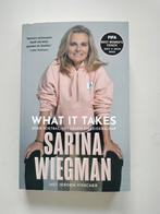 What it takes Sarina Wiegman, Ophalen of Verzenden, Zo goed als nieuw, Sarina Wiegman; Jeroen Visscher