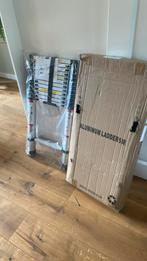 Nieuwe telescoopladder 5 meter, Nieuw, Ophalen of Verzenden, Ladder, Opvouwbaar of Inschuifbaar