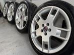 Saab Alu 56 18 inch velgen met goede banden, Auto-onderdelen, Banden en Velgen, Ophalen, Gebruikt, Personenwagen, Banden en Velgen