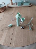Mintgroene Staafmixer Set Create - Nieuwstaat, Ophalen of Verzenden, Zo goed als nieuw, Blender