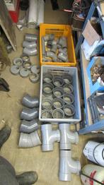 Tk partij diverse PVC 110mm koppelingen bochten moffen., Bochten, Pvc, Ophalen of Verzenden, Zo goed als nieuw