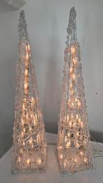 2x Kerstverlichting Pyramide - 60cm, Diversen, Ophalen, Gebruikt