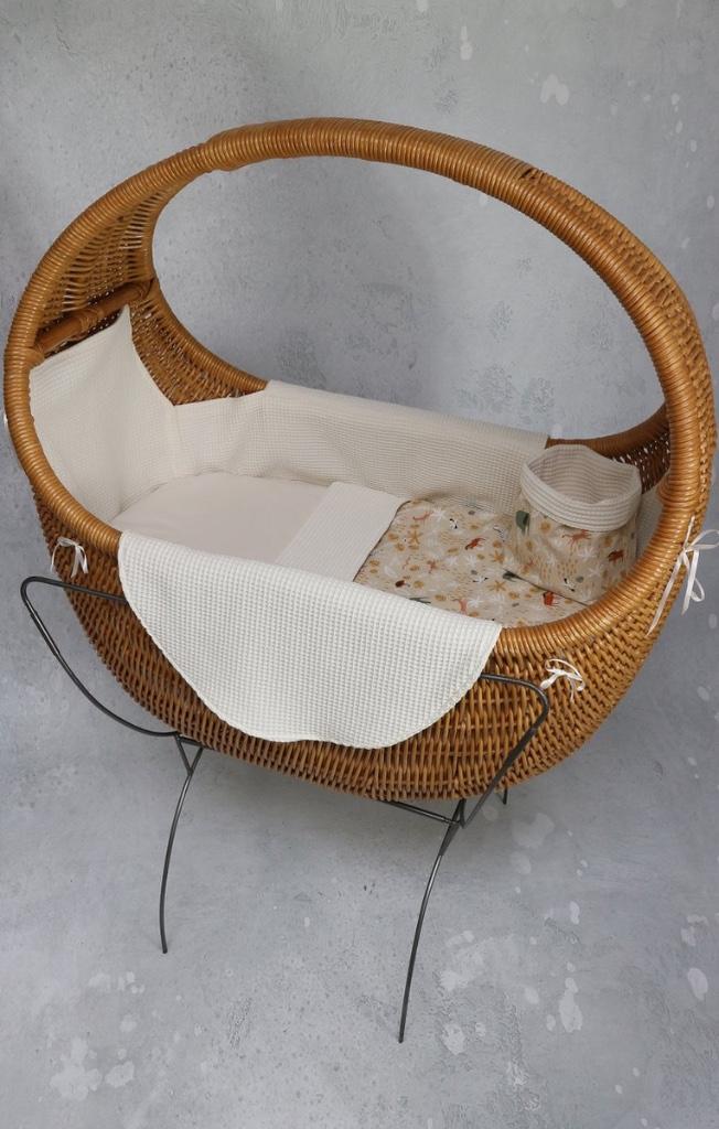 Celine wieg - rietenwieg, Kinderen en Baby's, Babywiegjes en Ledikanten, Gebruikt, Wieg, Ophalen