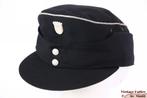 originele Vintage Zwitserse leger cadetpet zwart 54 = XS, Ophalen of Verzenden, Zo goed als nieuw, Handschoenen, Hoed of Pet