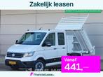 Volkswagen Crafter 177pk Kipper Dubbel Cabine met Kist Trekh, Start-stop-systeem, Stof, Euro 6, 4 cilinders