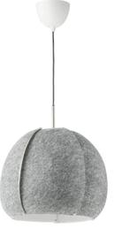 IKEA Vintergata Hanglamp lamp grijs vilt, Ophalen of Verzenden, Zo goed als nieuw, Minder dan 50 cm