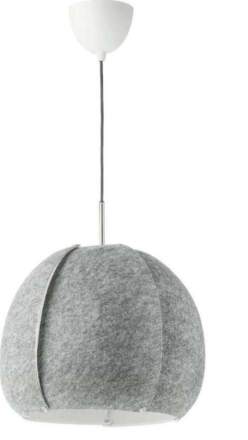 IKEA Vintergata Hanglamp lamp grijs vilt, Huis en Inrichting, Lampen | Hanglampen, Zo goed als nieuw, Minder dan 50 cm, Ophalen of Verzenden