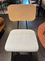 Design stoelen – Blauw – Hout & stof, Ophalen, Zo goed als nieuw, Zwart