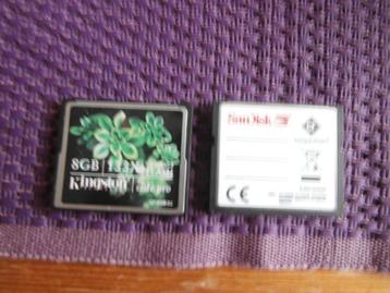 fotokaart geheugenkaart Canon ScanDisk 2 stuks 2 GB en 8 GB beschikbaar voor biedingen