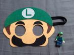 Mario luigi Masker + Lego Poppetje, Ophalen of Verzenden, Zo goed als nieuw, Jongen of Meisje
