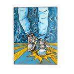 Walking on Sunshine - 90x60cm - Schilderij Pop Art, Ophalen of Verzenden
