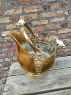 Koperen kolenbak (antiek), Antiek en Kunst, Ophalen, Koper