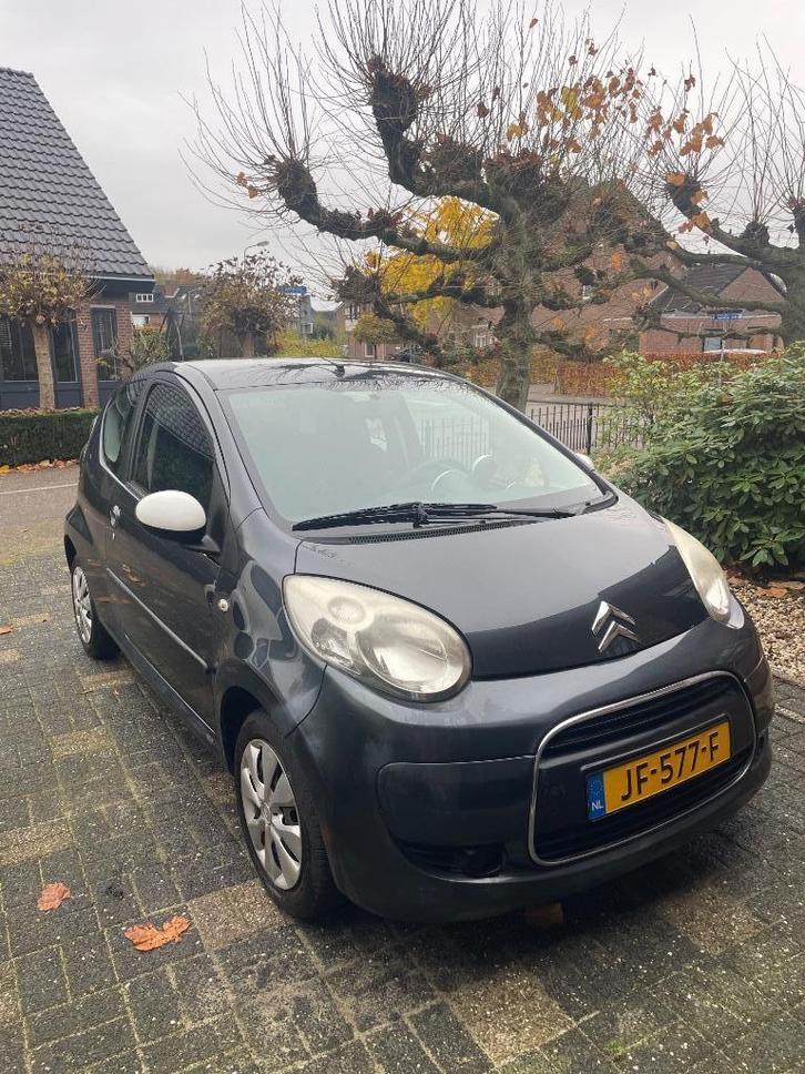 Citroën C1 1.0 3-DRS 2010 Donkergrijs, Auto's, Citroën, Particulier, C1, Bluetooth, Elektrische ramen, Mistlampen, USB, Benzine