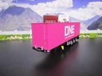 Wsi 04-2137 ONE 40FT Container & 03-1010 Container Chassis, Hobby en Vrije tijd, Ophalen, Nieuw, Bus of Vrachtwagen, Wsi