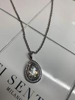 Ti Sento Ketting met Hanger - ZGAN!, Sieraden, Tassen en Uiterlijk, Kettingen, Verzenden, Zo goed als nieuw, Zilver, Met hanger