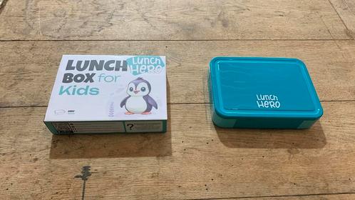 Lunchhero kids Lunchbox for kinderen licht blauw, Kinderen en Baby's, Kinderspulletjes, Nieuw, Ophalen