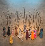 Ketting stropdasjes, Verzenden, Zo goed als nieuw, Zilver, Overige materialen