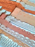 Prachtige vintage katoenen kant, partij van 10 haspels, Ophalen of Verzenden, Nieuw, Kant