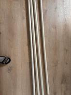 Gordijnroedes set compleet t.e.a.b, Ophalen, Gebruikt, Wit, 200 cm of meer