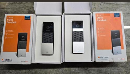 2 stuks Netatmo smart Video deurbellen zie omschrijving!, Huis en Inrichting, Deurbellen, Nieuw, Ophalen of Verzenden