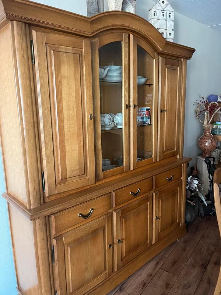 Geloogd blank eiken kamerkast - Prachtige staat!, Antiek en Kunst, Antiek | Meubels | Kasten, Ophalen