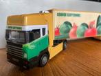 Schaal model oudere vrachtwagen + trailer, Ophalen of Verzenden, Gebruikt, Bus of Vrachtwagen, Overige merken