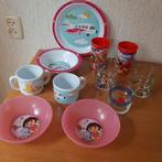 Sesamstraat ontbijtset, Angry Birds bekers, Dora kommetjes.., Overige materialen, Overige typen, Ophalen of Verzenden, Zo goed als nieuw
