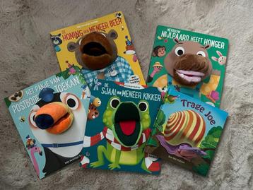 PAKKET Voorleesboeken Dieren handpop, SUPER CADEAUTIP! beschikbaar voor biedingen
