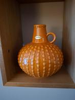 Zeldzame Jasba vaas 60/70 jaren - Perfecte staat!, Aardewerk of Porselein, Oranje, Ophalen of Verzenden, Zo goed als nieuw
