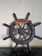 Houten stuurwiel diameter 32 cm, Huis en Inrichting, Woonaccessoires | Overige, Ophalen of Verzenden, Zo goed als nieuw