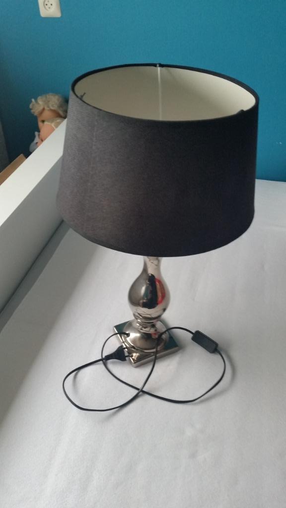Schemerlamp, Huis en Inrichting, Lampen | Tafellampen, Zo goed als nieuw, 50 tot 75 cm, Kunststof, Stof, Overige materialen, Ophalen of Verzenden