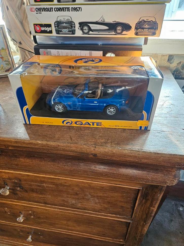 Mazda MX-5 1:18 Gate - ongebruikt, oude voorraad, Hobby en Vrije tijd, Modelauto's | 1:18, Nieuw, Auto, Overige merken, Ophalen of Verzenden
