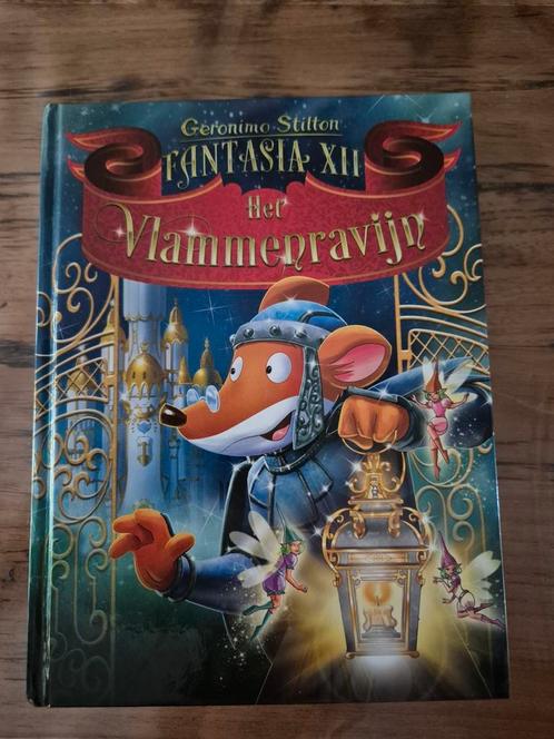 Geronimo Stilton Fantasia XII - Het Vlammenravijn, Boeken, Fantasy, Zo goed als nieuw, Ophalen of Verzenden