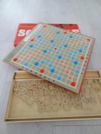 Scrabble met houten letters en bordjes, Een of twee spelers, Ophalen of Verzenden, Gebruikt