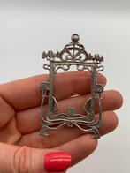 S624 Prachtig antiek zilveren fotolijstje, Ophalen of Verzenden, Zilver