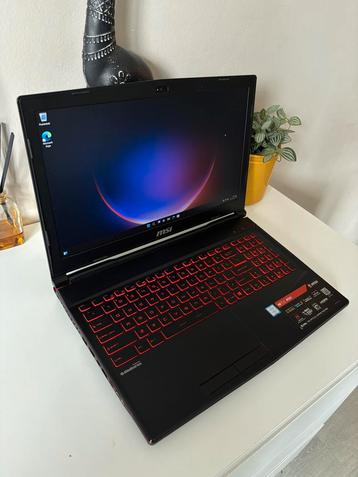 MSI GAMING LAPTOP| i7-8750H. GTX1660TI. 16GB. beschikbaar voor biedingen