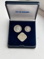 Munten Setje Koningin Wilhelmina in NMB Bank Doos, Postzegels en Munten, Setje, Zilver, 25 cent, Ophalen of Verzenden