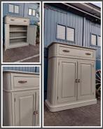 Meidenkast buffetkast servieskast keukenkast camouflagegreen, Huis en Inrichting, Kasten | Buffetkasten, Ophalen, 100 tot 150 cm