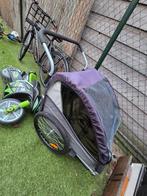 Fietskar - Ideaal voor kinderen of bagage, Ophalen, Gebruikt, Opvouwbaar, Onbekend