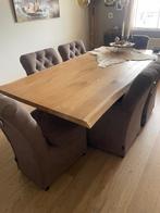 Eethoek en stoelen, Huis en Inrichting, Complete eetkamers, Ophalen, Gebruikt, Degelijk, 4 tot 6 stoelen