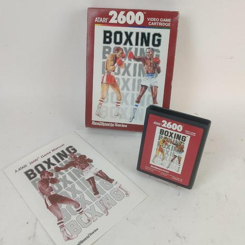Realsports Boxing Atari 2600 Cib || nu voor maar €14.99, Spelcomputers en Games, Games | Atari, Gebruikt, Atari 2600, 1 speler