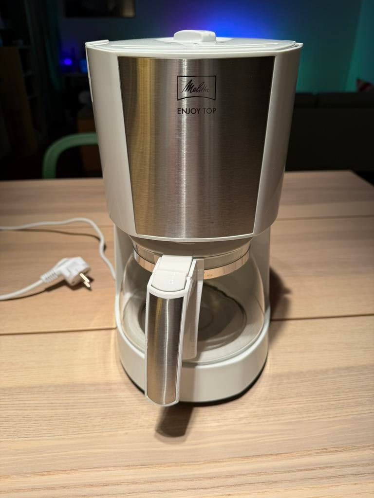 Melitta Enjoy Top Glass White, Ophalen of Verzenden, Zo goed als nieuw, Koffiemachine