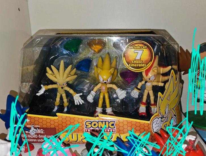 Jazwares Sonic the Hedgehog Super Pack Shadow Silver Figure, Verzamelen, Poppetjes en Figuurtjes, Nieuw, Ophalen of Verzenden