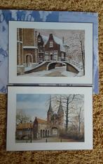 Kunst d. Dik 2 afdrukken, Antiek en Kunst, Ophalen