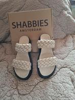 Shabbies Amsterdam beige slippers maat 38, Ophalen of Verzenden, Nieuw, Beige