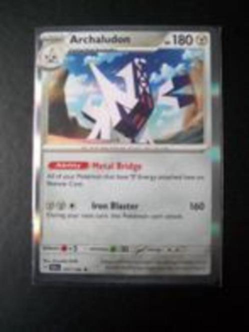 8692. Nieuwe Pokemon Kaart holo rare ARCHALUDON   (107/142), Hobby en Vrije tijd, Verzamelkaartspellen | Pokémon, Nieuw, Losse kaart