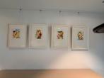 4 windrichtingen, Antiek en Kunst, Kunst | Etsen en Gravures, Ophalen