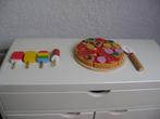 20del houten pizza set met pizza onderbord 18 versieringen, Kinderen en Baby's, Speelgoed | Houten speelgoed, Ophalen of Verzenden